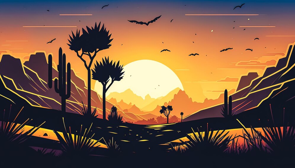 Sunset silhousttes
